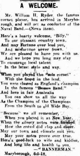 19180508_Maryborough-Chronicle_William-Ryder