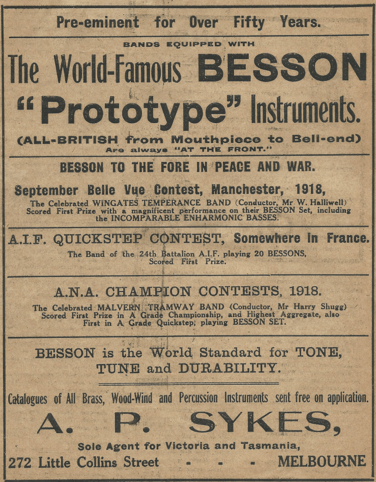 Instruments, sheet music and uniforms: how the bands of old obtained ...