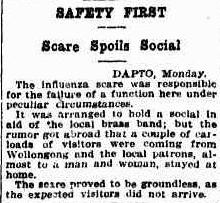 19190419_Sun_Dapto-BB_Flu-Scare
